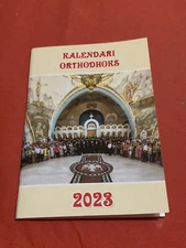 OLD ALBANIA BOOK-KALENDARI ORTHODHOKS-2023-RELIGIOUS CALENDAR-KISHA AUTOQEFALE