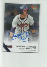 2015 BOWMAN'S BEST BEST OF '15 AUTOGRAPHS #B15BD BRAXTON DAVIDSON