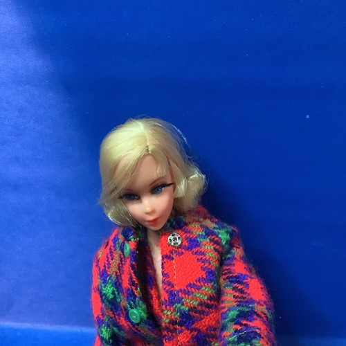 Barbie Parlante Vintage 1970 Sears Esclusiva Mod (Muta) Pazza di Plaid - Foto 12 di 16