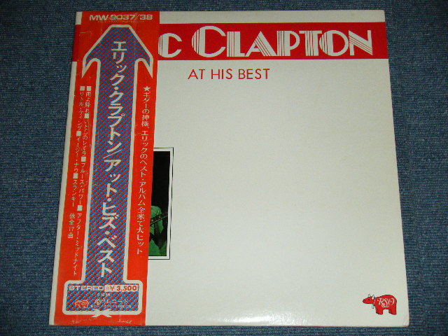 ERIC CLAPTON CREAM Japan 1973 NM 2-LP+Obi AT HIS BEST MW