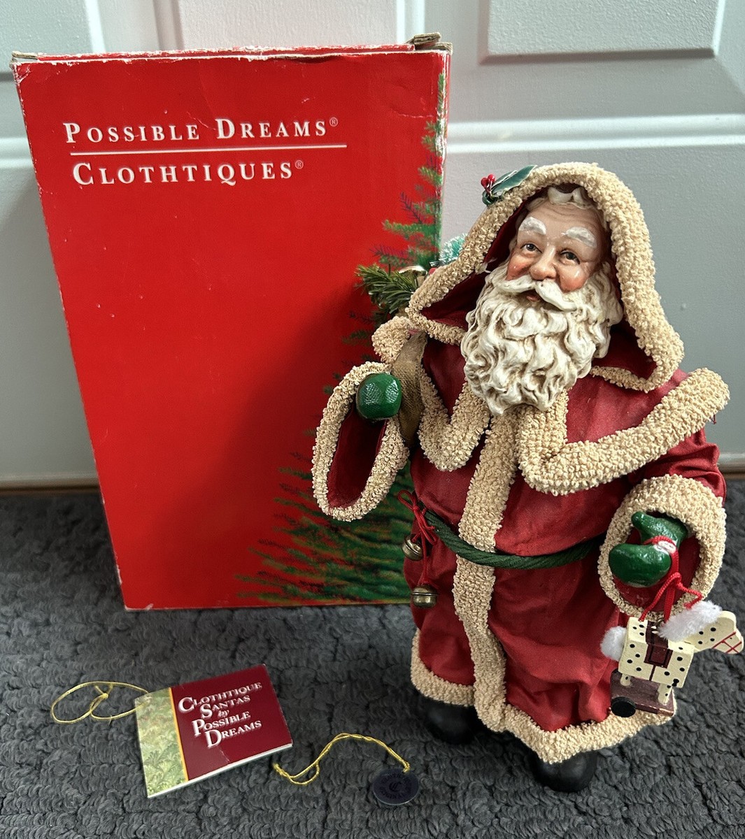 Possible Dreams Clothtique Santa人形 1996年 Possible Dreams Clothtique Santa - Etsy