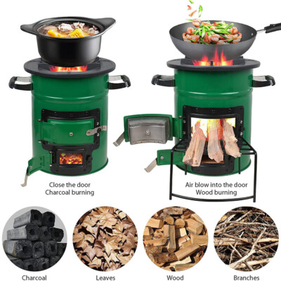 Raketenofen Multi Holzofen Rocket Stove Campingkocher für Dutch Oven oder Grill