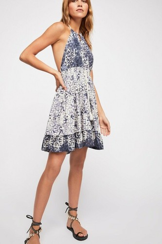 Free People X Violet Visions Slip Mini In Black Combo - Foto 9