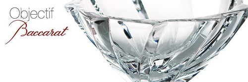 Baccarat Crystal Objectif Small Bowl 3 5/8 tall by 8 1/8 diameter mint in box - Picture 2 of 4
