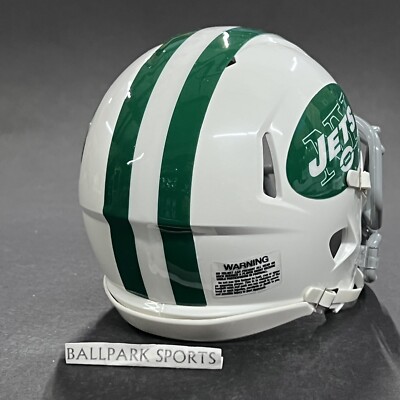 New York Jets Speed Mini Helmet Riddell NFL Licensed WHITE