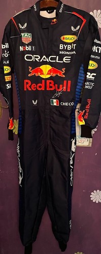 SERGIO PEREZ SIGNED RACING SUIT + photo proof - Bild 2 von 4
