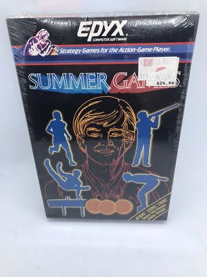 Brand New Epyx Computer Software Atari 2600 / 7800 Summer Games Factory Sealed !