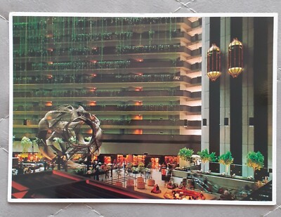 Postkarte: Lobby des fantastischen Hyatt Regency Hotels in San Francisco