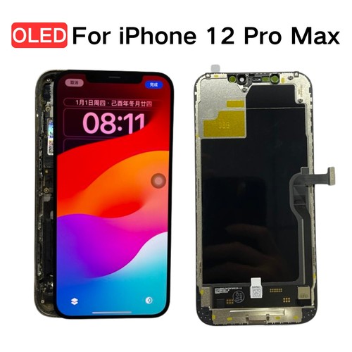 Lote de montaje LCD/OLED para iPhone XR X XS 11 12 Pro Max 13 Mini 14 15 Pro 16 Plus - Imagen 20 de 62