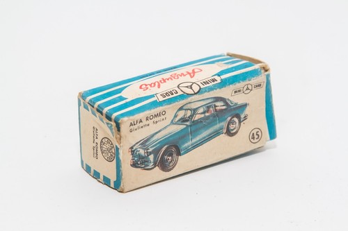 Anguplas Alfa Romeo Giulietta Sprint No Dinky No Mercury No Politoys No Mebetoys - Foto 2 di 19