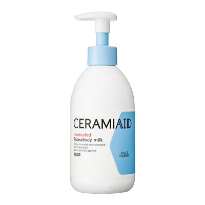 KOSE Ceramiaid Skin Milk Sensitive Skin Full Body Moisturizing Milk 250mL Japan