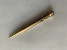 Antique Rare PARKER "LUCKY LOCK" Gold Filled Ring-top Pencil Made in USA