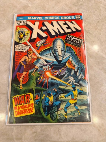 X-Men #82 1973 Marvel Comic Bronze Age F-VG War World Darkness Tyrannus Mole Man