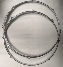 Slingerland 14” Stick Saver Hoops (set) 8 Hole Vintage 70s