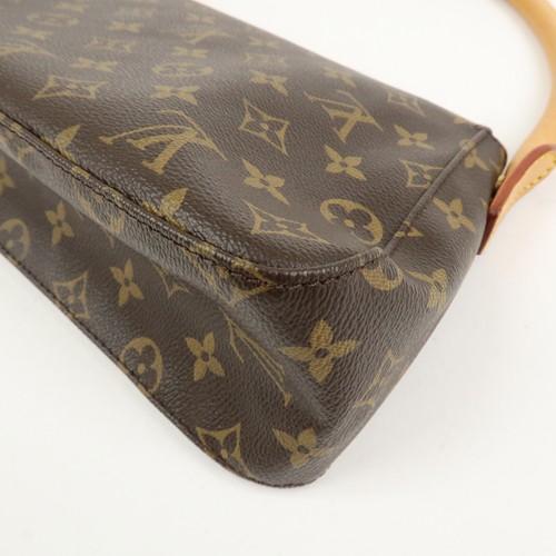 Louis Vuitton Monogram Mini Looping Shoulder Bag Brown M51147 Authentic Used F/S - Picture 14 of 24