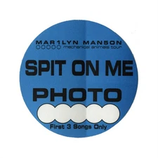 Marilyn Manson 1998 Mechanical Animals Concert Tour Photo Backstage Pass