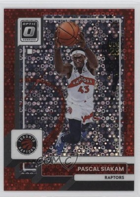 2022-23 Panini Donruss Optic Fast Break Red Prizm 30/75 Pascal Siakam #19 0x5i