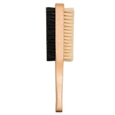 GranNaturals Double Sided Boar Bristle Hair Brush - Soft Hard Finishing black