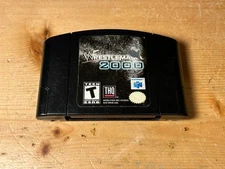 WWF Wrestlemania 2000 N64 (Nintendo 64, 1999) Authentic Tested Ships Free !!