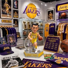 JERRY WEST Los Angeles Lakers Legendary Numbe...