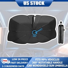 Sunshade Foldable Sun Shade Car Front Window Windshield Cover Uv Visor Umbrella