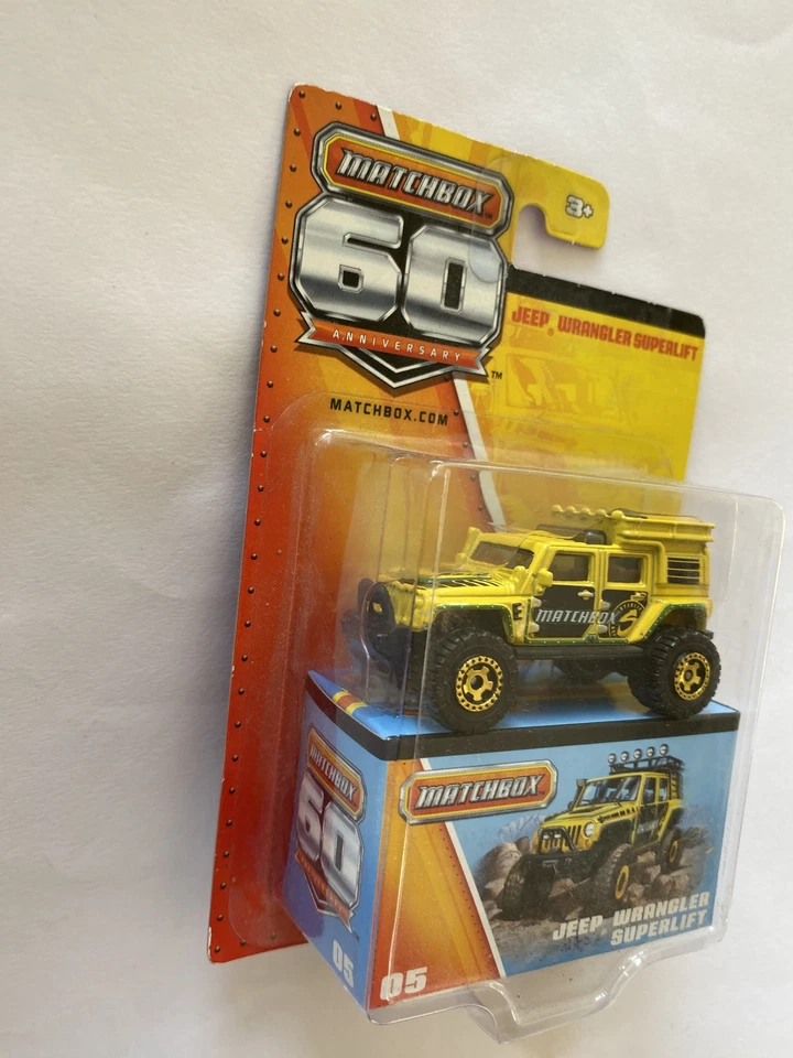 Matchbox (2013) 60th Anniversary #05 Jeep Wrangler Superlift - yellow - Image 4 of 4