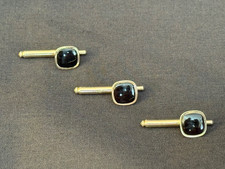 Vintage Swank Tuxedo Studs Set of 3 Formal Buttons