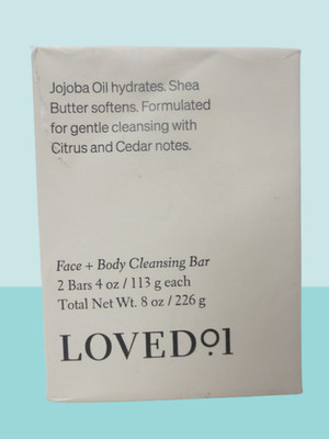 LOVE NO. 1 JOJOBA OIL HYDRATES - FACE + BODY CLEANSING BAR - 4 OZ EACH - BOXED