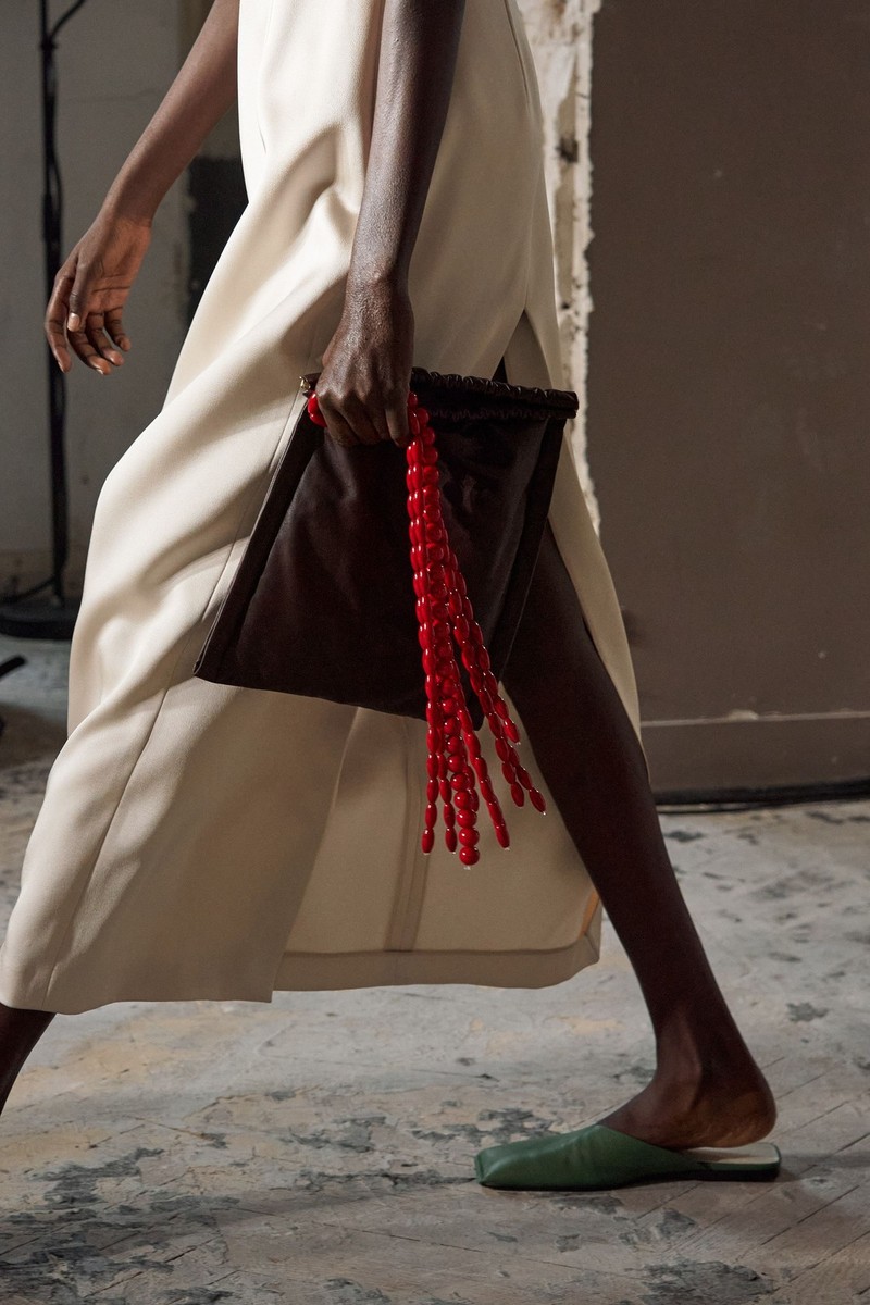 Carven Paris Louise Small Louise Bag Cacao Brown Leather Louise