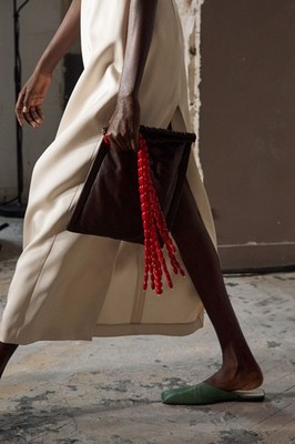 Carven Paris Louise Small Louise Bag Cacao Brown Leather Louise