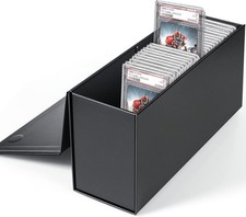 2 Pack PSA Graded Card Storage Box Trading Cards Holder Container for Slabs