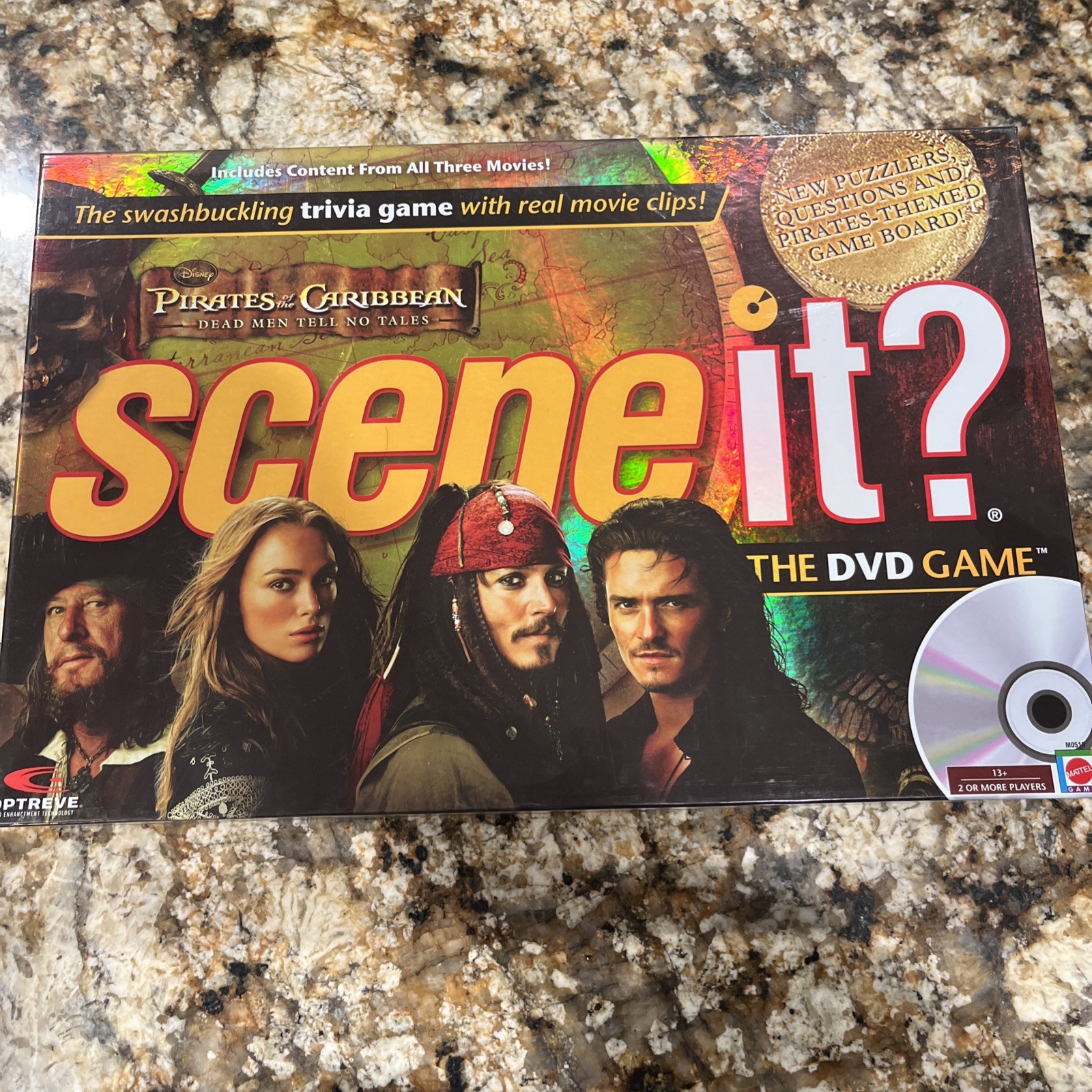 Pirates Of The Caribbean Scene It? DVD Trivia Board Game Complete Cards