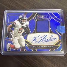 2025 Panini Select Kayvon Thibodeaux  /149 Patch Auto Giants