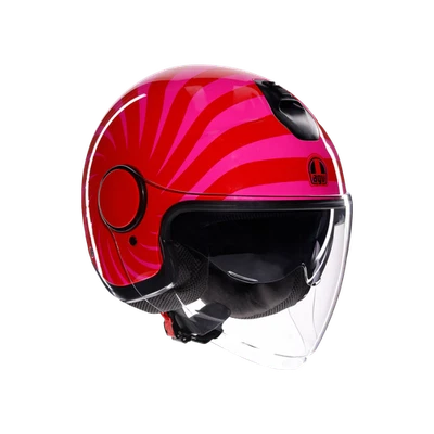 Casque jet AGV ETERES AGV E2206 TROPEA Rouge/Rose - Photo 1/4