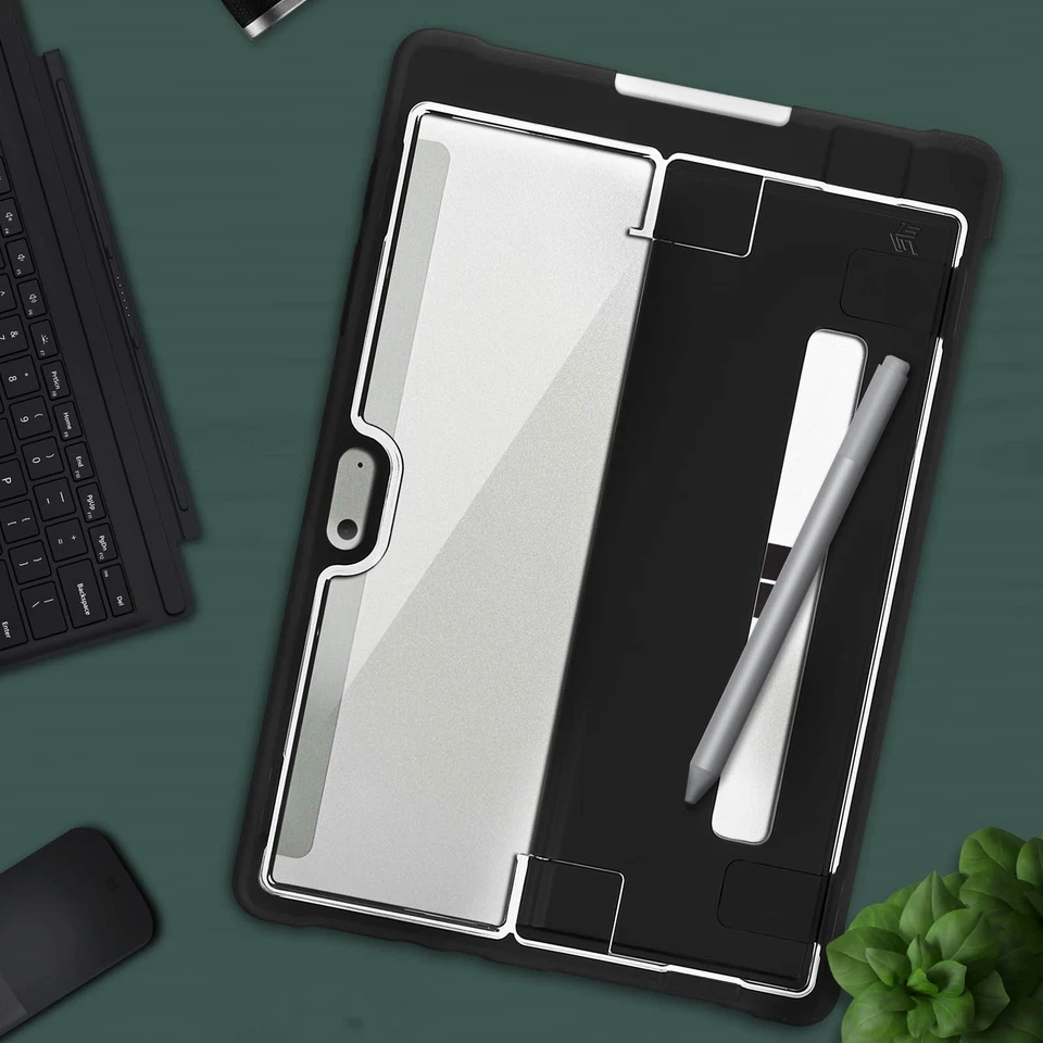 Case Microsoft Surface Go 10.1 Support Stand STM Goods Transparent - Image 3 of 4