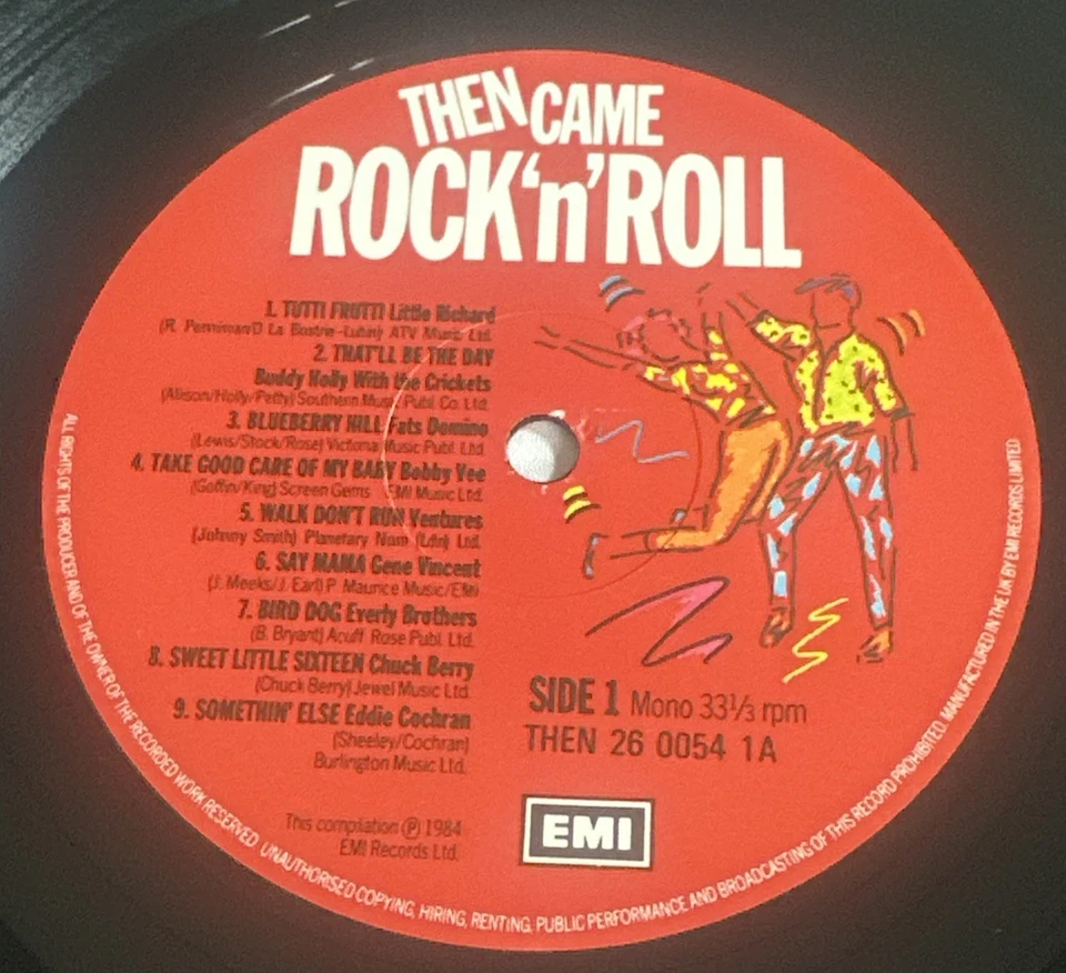 Then Came Rock N Roll - 12” Double Vinyl Gatefold  LP  Various  EMI  1984 EX/EX - Image 4 of 4