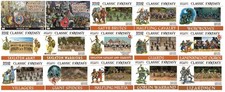 Classic Fantasy unpainted plastic figures kits - 1:56 scale Wargames Atlantic