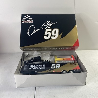 RCI Presentation Set Alliance Racing Semi Truck & Trailer & Stock Car 1/64 Scale