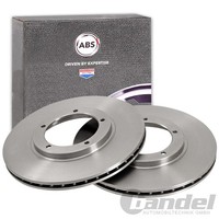 2X A.B.S. Bremsscheiben 282Mm Vorne Passend FüR Porsche 911 914 924 944