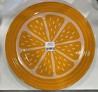 Fiesta FTCCO Orange Citrus On Butterscotch Luncheon Plate Fiestaware