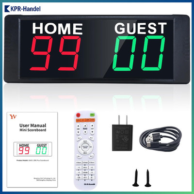 YZ LED Tischtennis Zähler Digital Scoreboard für Volleyball Basketball