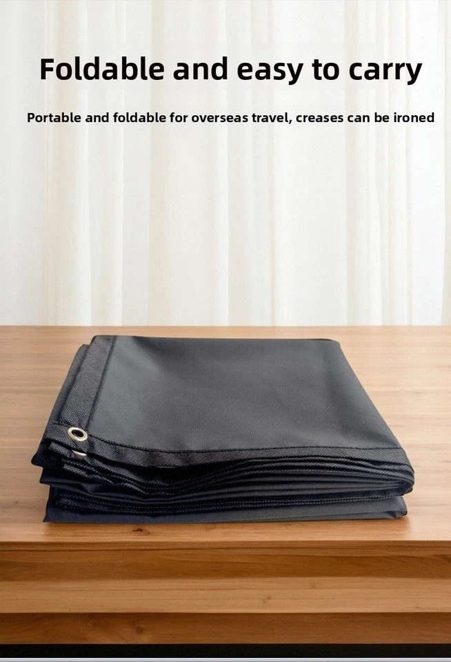 Portable Foldable Projector Screen 4:3 HD Outdoor Home Cinema Theater 60-180" - Image 4 of 4