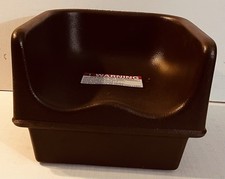 Cambro Plastic Blow Mold Child Booster Brown Seat Model 100BC