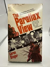 The Parallax View By Loren Singer Movie Tie In Pb Warren Beatty 1974 New Dell Ed