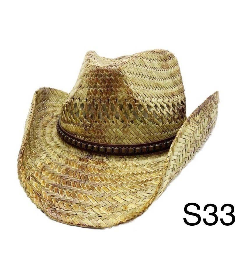 Unisex straw paper sun hat