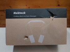 Nekteck Cordless Neck and Back Massager for Pain Relief Deep Tissue, Shiatsu ...