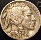 1923-P Buffalo Nickel Choice Original VF/XF