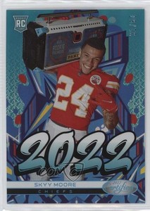 2022 Certified 2022 Mirror Teal /50 Skyy Moore #2022-17 Rookie RC