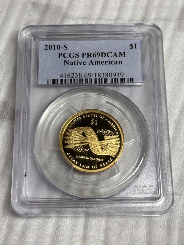 2010-S PCGS PR69 DCAM Sacagawea Dollar Native American Dollar