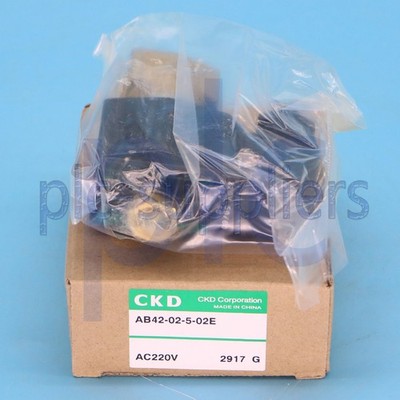 One New Solenoid valve For CKD AB42-02-5-02E AC220V In Box Free Shipping